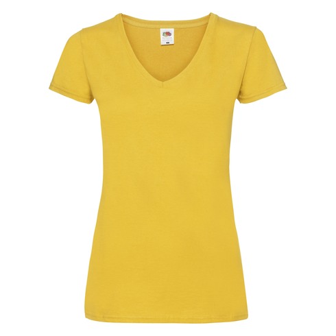 Fruit of The Loom Lady-Fit Valueweight Tee, 5 Pack, T-Shirt Donna, Nero (Black 36), 36 (Taglia Produttore: X-Small